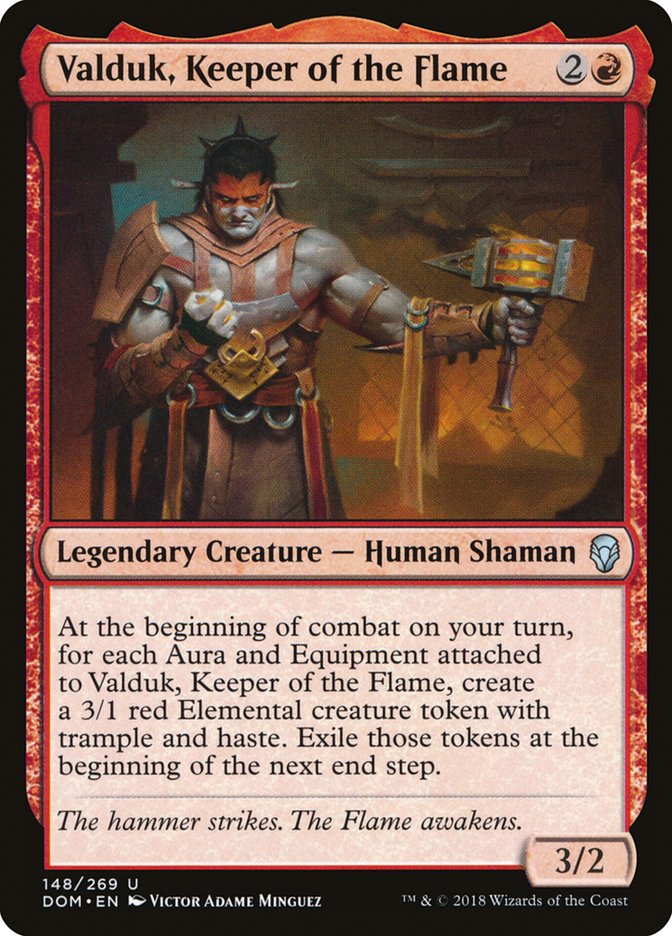 Valduk, Keeper of the Flame [Dominaria] | L.A. Mood Comics and Games