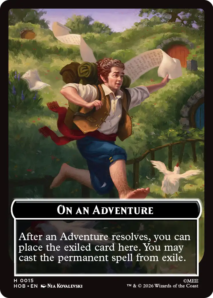 Human Soldier // On An Adventure Double-Sided Token [The Hobbit Tokens] | L.A. Mood Comics and Games