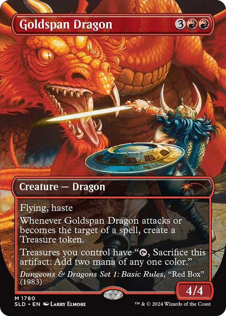 Goldspan Dragon (Rainbow Foil) [Secret Lair Drop Series] | L.A. Mood Comics and Games