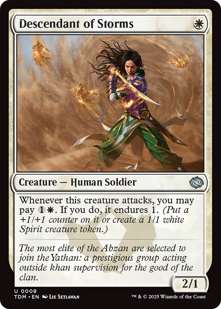 Descendant of Storms [Tarkir: Dragonstorm] | L.A. Mood Comics and Games