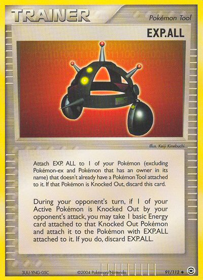 EXP.ALL (91/112) [EX: FireRed & LeafGreen] | L.A. Mood Comics and Games