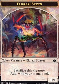 Eldrazi Spawn (004) // Eldrazi Double-Sided Token [Planechase Anthology Tokens] | L.A. Mood Comics and Games