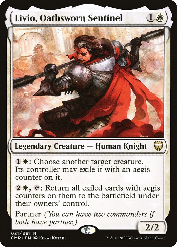 Livio, Oathsworn Sentinel [Commander Legends] | L.A. Mood Comics and Games