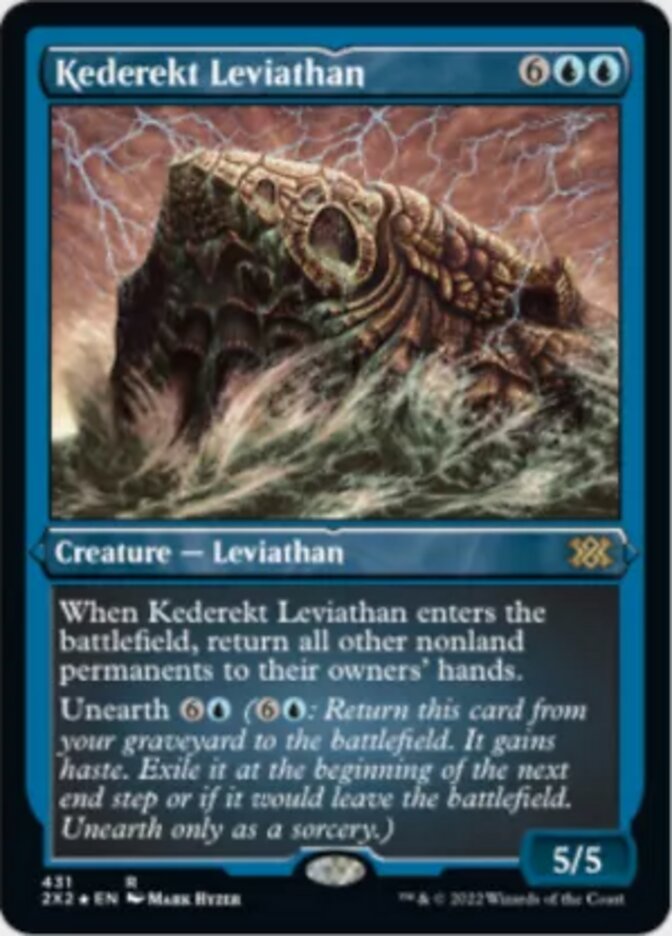 Kederekt Leviathan (Foil Etched) [Double Masters 2022] | L.A. Mood Comics and Games