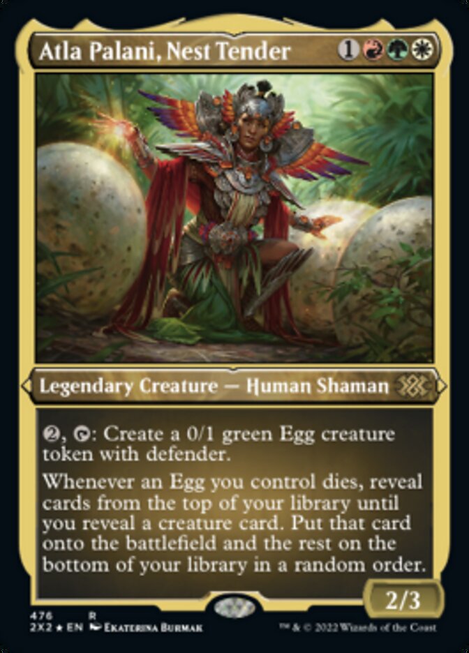 Atla Palani, Nest Tender (Foil Etched) [Double Masters 2022] | L.A. Mood Comics and Games