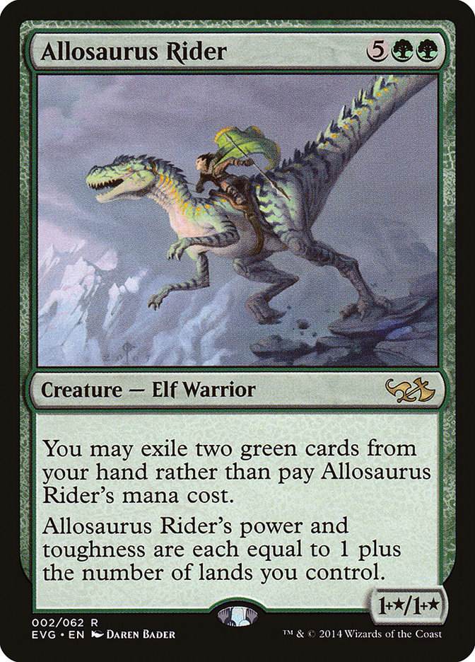 Allosaurus Rider (Elves vs. Goblins) [Duel Decks Anthology] | L.A. Mood Comics and Games