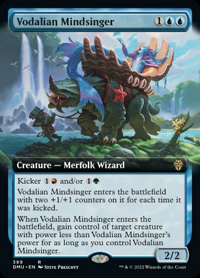 Vodalian Mindsinger (Extended Art) [Dominaria United] | L.A. Mood Comics and Games