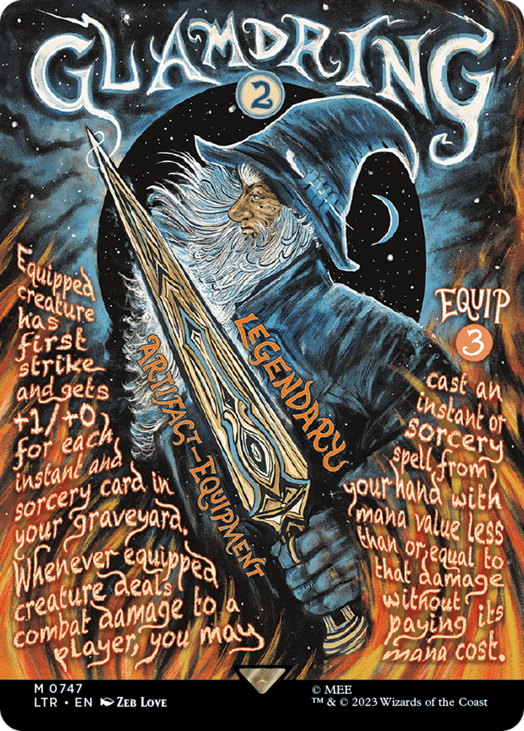 Glamdring (Borderless Poster) [The Lord of the Rings: Tales of Middle-Earth] | L.A. Mood Comics and Games