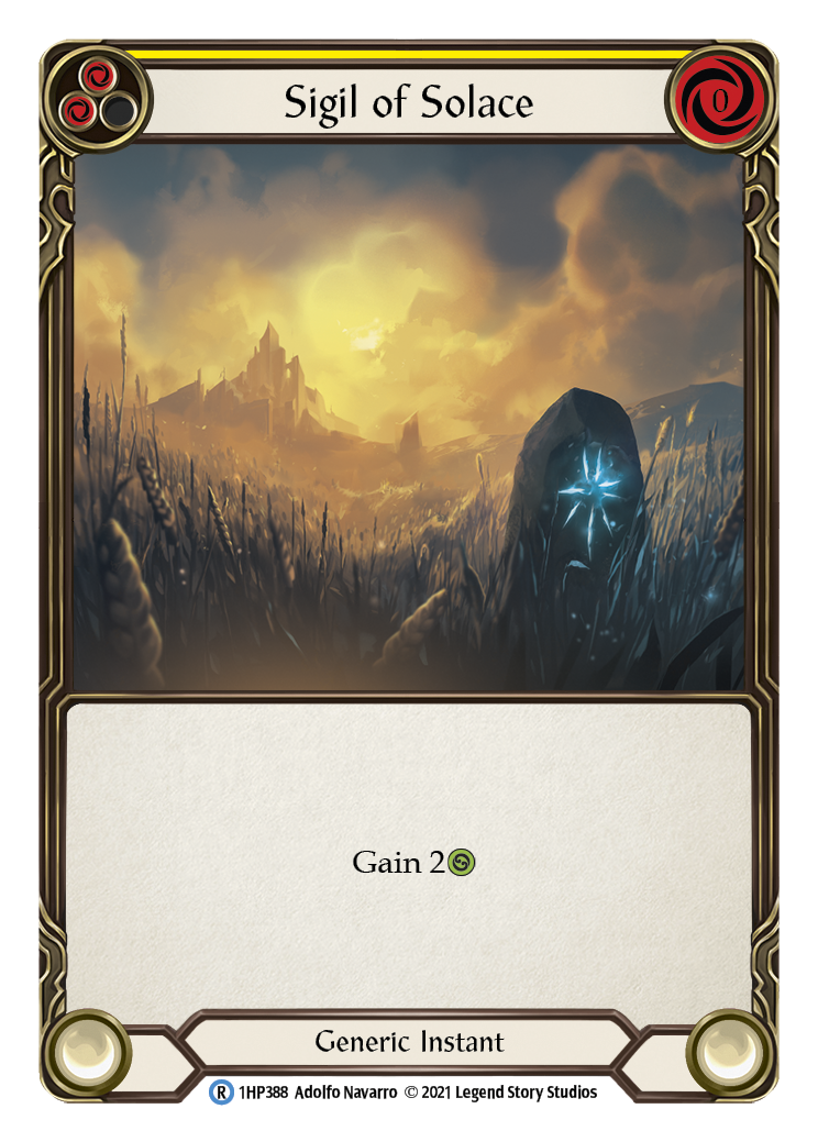 Sigil of Solace (Yellow) [1HP388] (History Pack 1) | L.A. Mood Comics and Games