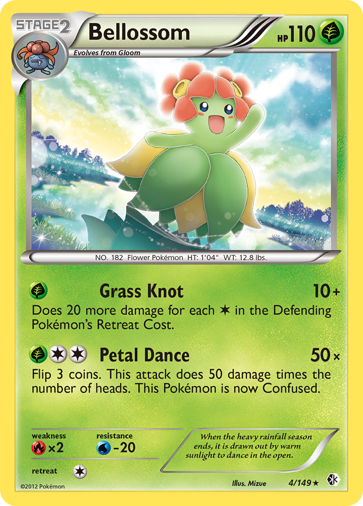 Bellossom (4/149) [Black & White: Boundaries Crossed] | L.A. Mood Comics and Games