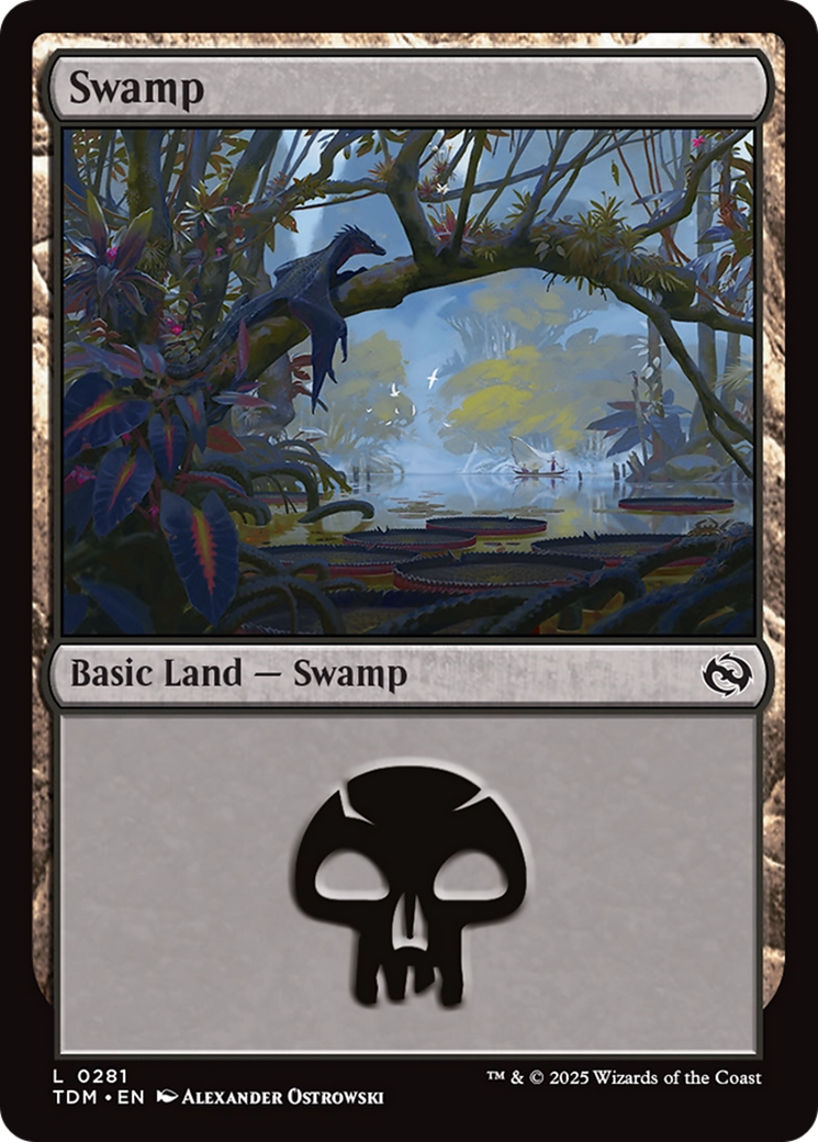 Swamp (0281) [Tarkir: Dragonstorm] | L.A. Mood Comics and Games