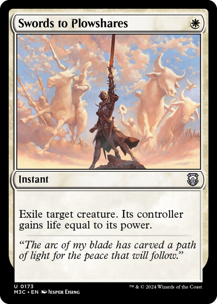 Swords to Plowshares (Ripple Foil) [Modern Horizons 3 Commander] | L.A. Mood Comics and Games