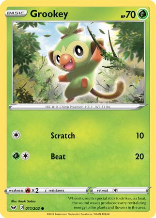 Grookey (011/202) (Premium Collection) [Sword & Shield: Base Set] | L.A. Mood Comics and Games
