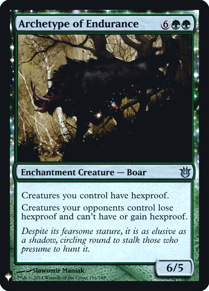 Archetype of Endurance [Mystery Booster] | L.A. Mood Comics and Games