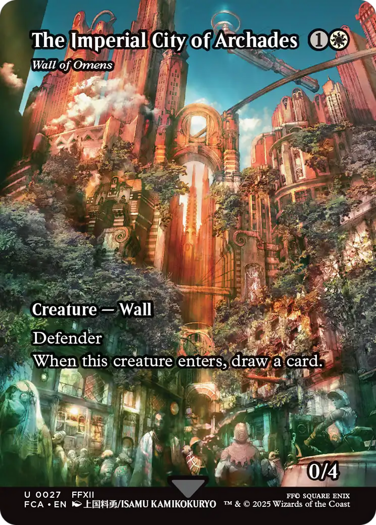 The Imperial City of Archades - Wall of Omens (Showcase) [FINAL FANTASY : Through the Ages] | L.A. Mood Comics and Games