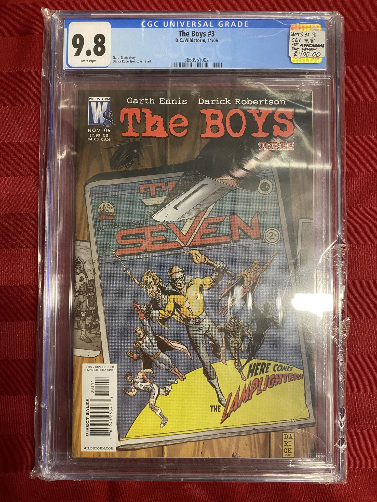 The Boys #3 CGC 9.8 | L.A. Mood Comics and Games