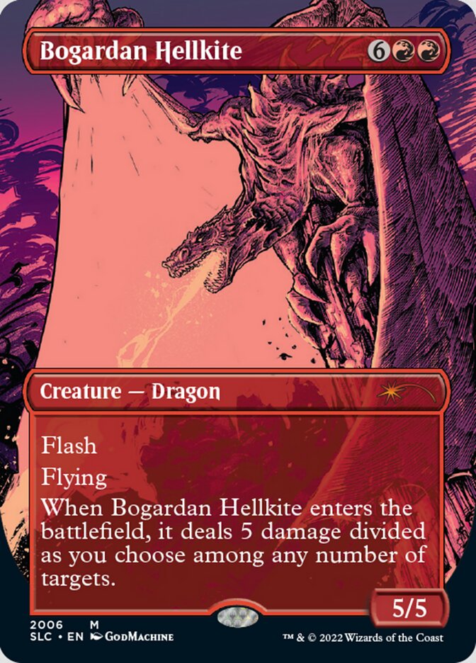 Bogardan Hellkite (Borderless) [Secret Lair Countdown Kit] | L.A. Mood Comics and Games