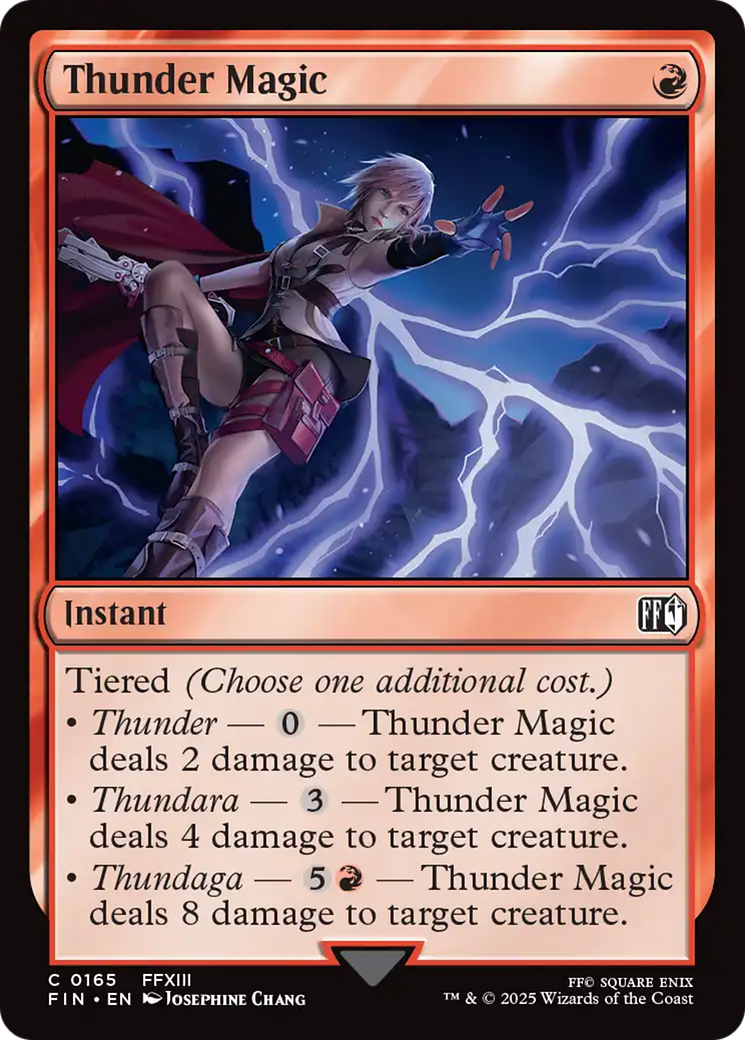 Thunder Magic [FINAL FANTASY] | L.A. Mood Comics and Games