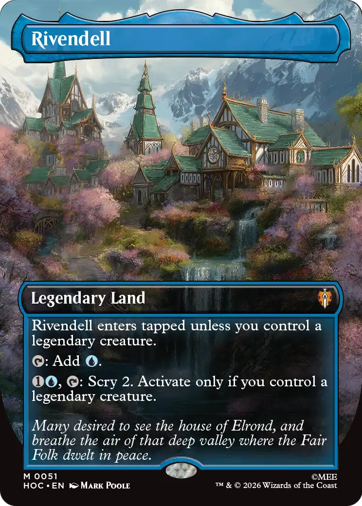 Rivendell (Borderless) [The Hobbit: Eternal-Legal] | L.A. Mood Comics and Games