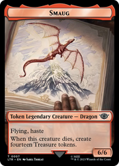 Food (11) // Smaug Double-Sided Token [The Lord of the Rings: Tales of Middle-Earth Tokens] | L.A. Mood Comics and Games