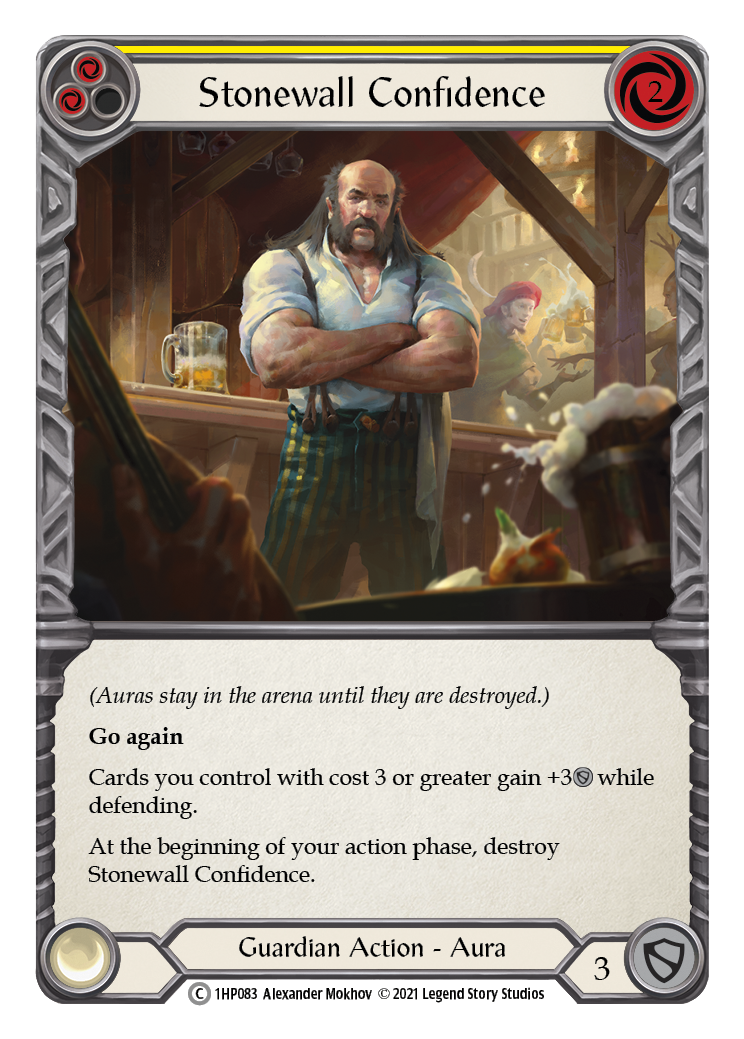 Stonewall Confidence (Yellow) [1HP083] (History Pack 1) | L.A. Mood Comics and Games