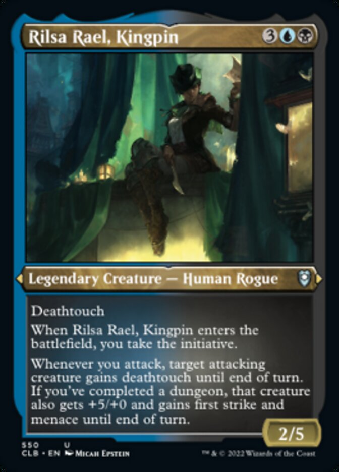 Rilsa Rael, Kingpin (Foil Etched) [Commander Legends: Battle for Baldur's Gate] | L.A. Mood Comics and Games