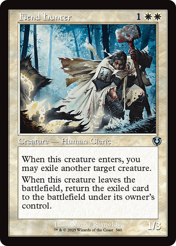 Fiend Hunter (Retro Frame) [Innistrad Remastered] | L.A. Mood Comics and Games