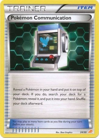 Pokemon Communication (24/30) [Black & White: Trainer Kit - Excadrill] | L.A. Mood Comics and Games