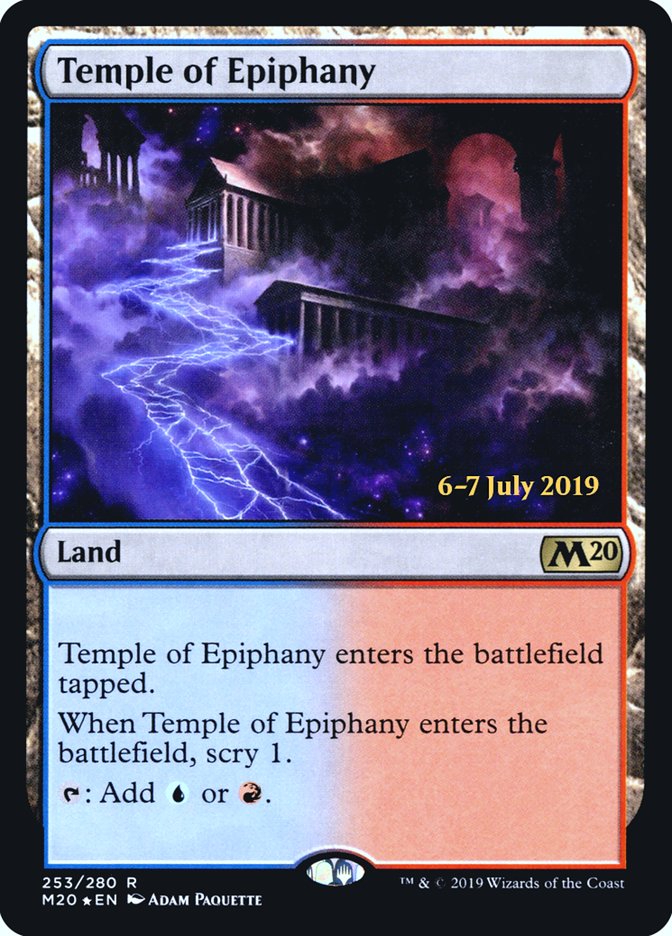 Temple of Epiphany [Core Set 2020 Prerelease Promos] | L.A. Mood Comics and Games