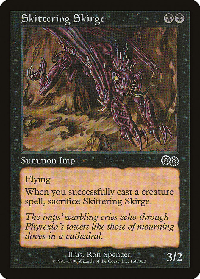 Skittering Skirge [Urza's Saga] | L.A. Mood Comics and Games