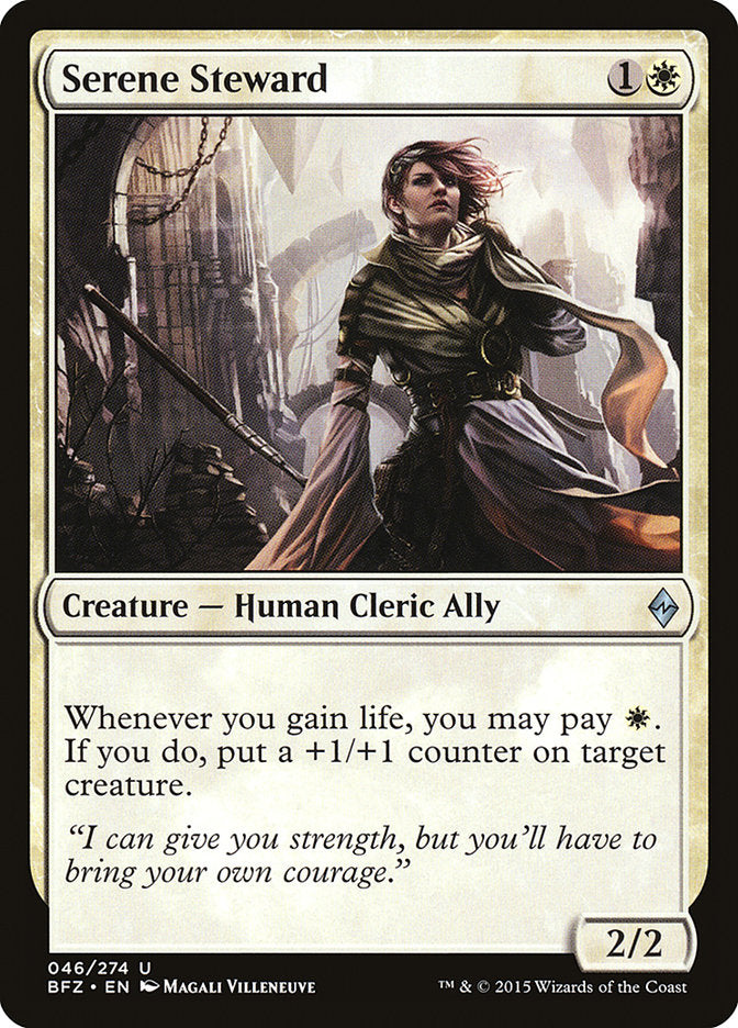 Serene Steward [Battle for Zendikar] | L.A. Mood Comics and Games