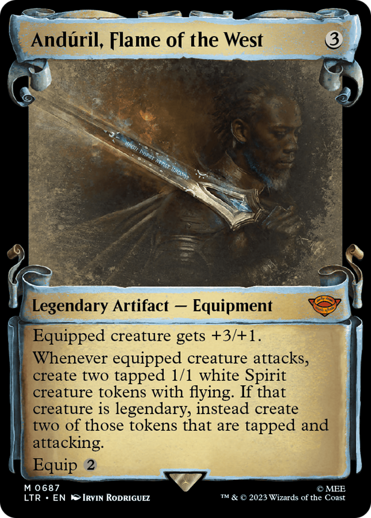 Anduril, Flame of the West [The Lord of the Rings: Tales of Middle-Earth Showcase Scrolls] | L.A. Mood Comics and Games