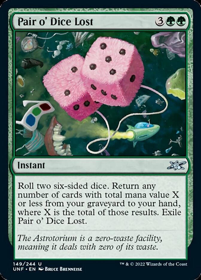 Pair o' Dice Lost [Unfinity] | L.A. Mood Comics and Games