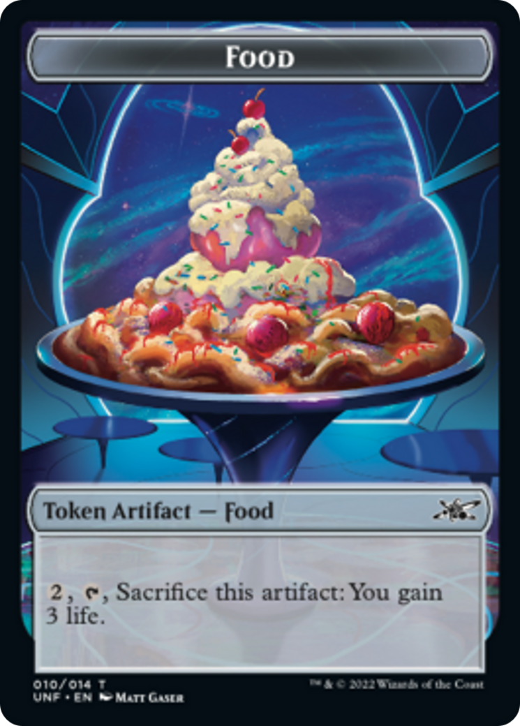 Cat // Food (10) Double-Sided Token [Unfinity Tokens] | L.A. Mood Comics and Games