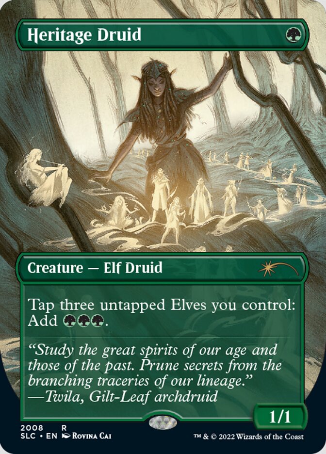 Heritage Druid (Borderless) [Secret Lair Countdown Kit] | L.A. Mood Comics and Games