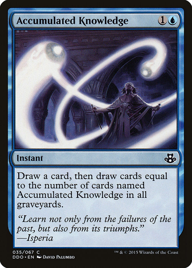 Accumulated Knowledge [Duel Decks: Elspeth vs. Kiora] | L.A. Mood Comics and Games