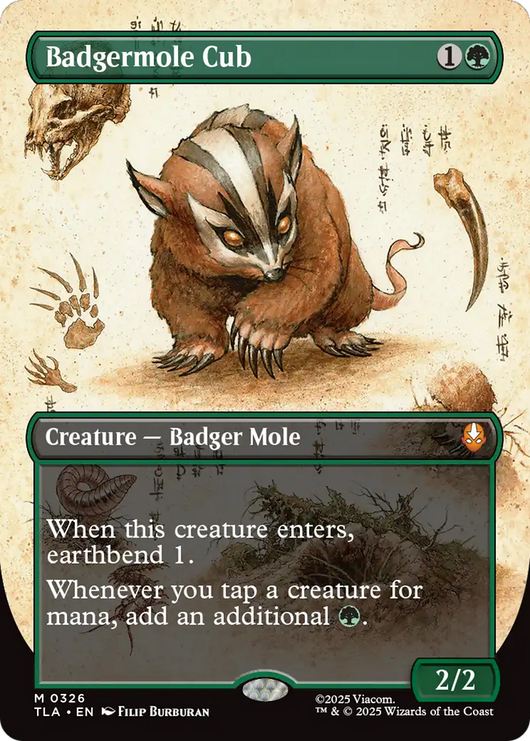 Badgermole Cub (Borderless) [Avatar: The Last Airbender] | L.A. Mood Comics and Games