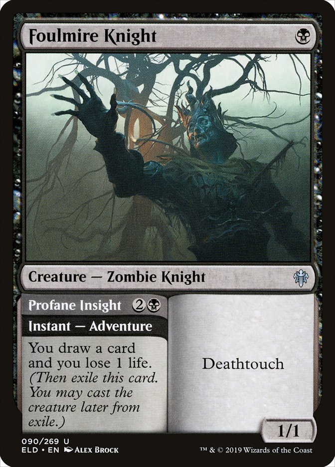 Foulmire Knight // Profane Insight [Throne of Eldraine] | L.A. Mood Comics and Games
