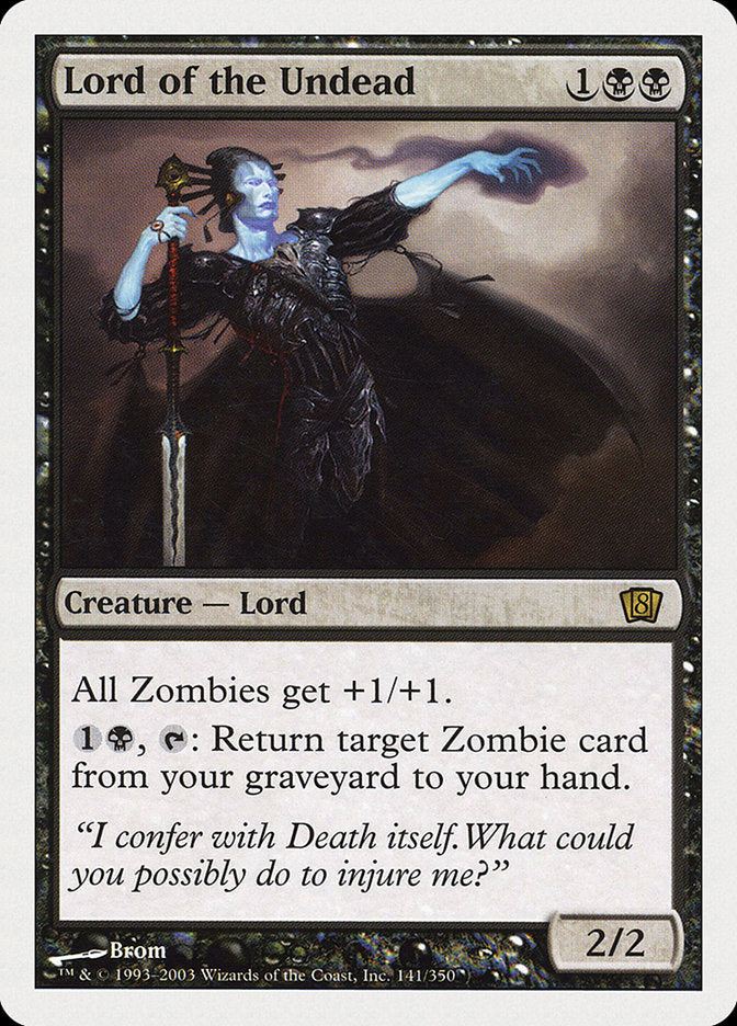 Lord of the Undead (8th Edition) [Oversize Cards] | L.A. Mood Comics and Games