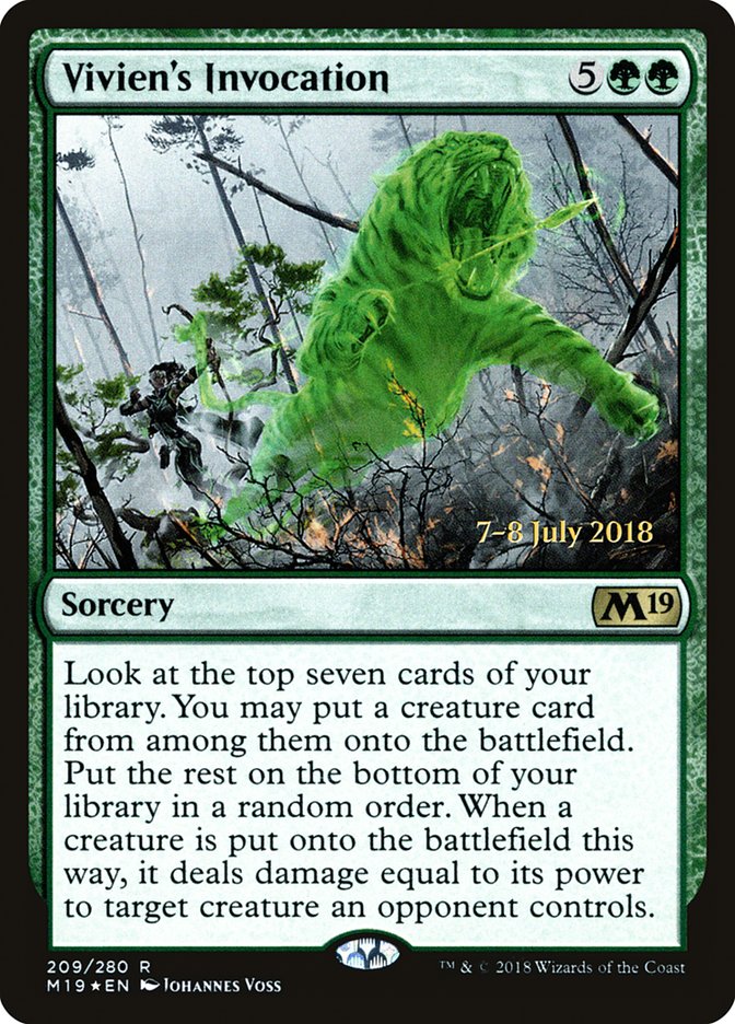 Vivien's Invocation [Core Set 2019 Prerelease Promos] | L.A. Mood Comics and Games