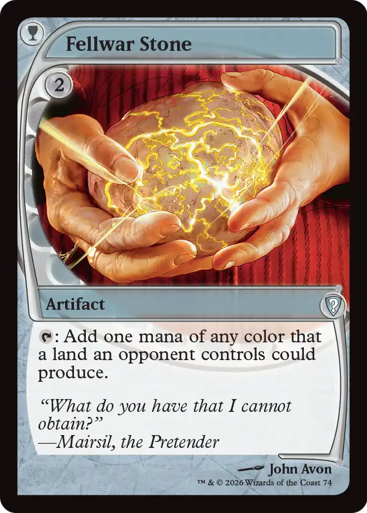 Fellwar Stone (Future Sight) [Mystery Booster: Commander Edition] | L.A. Mood Comics and Games