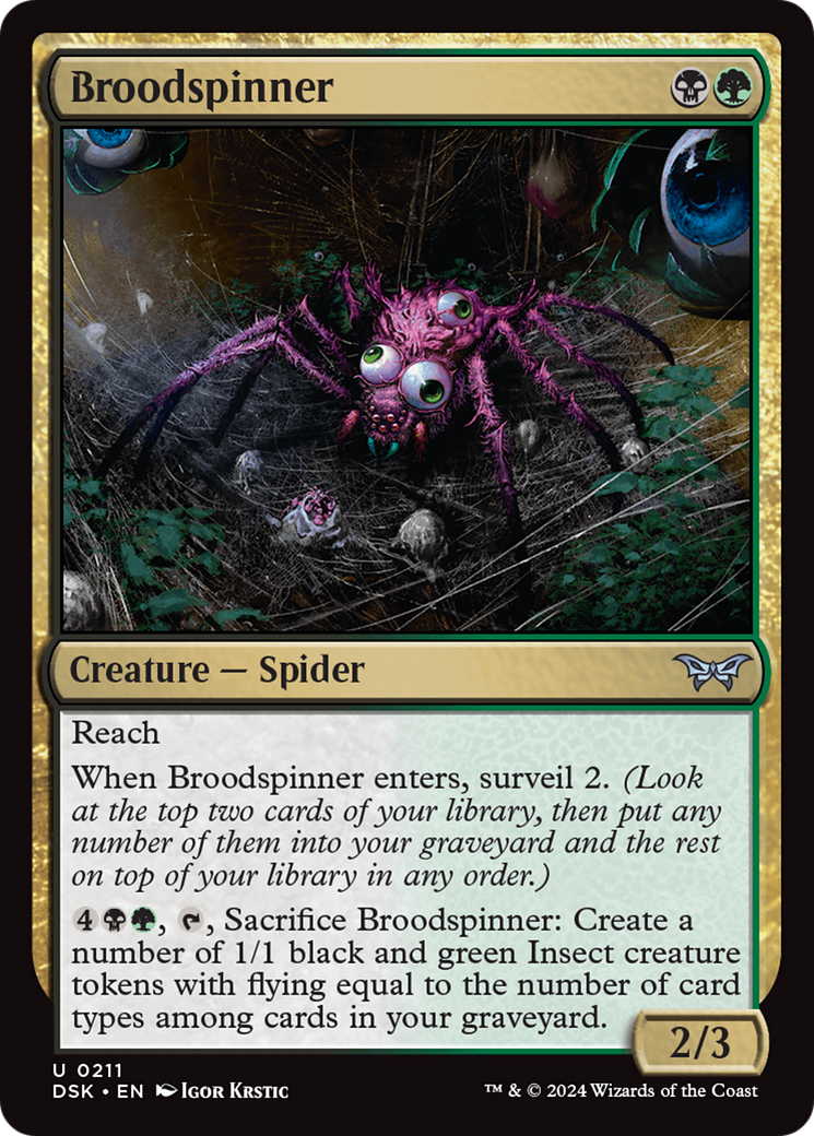 Broodspinner [Duskmourn: House of Horror] | L.A. Mood Comics and Games