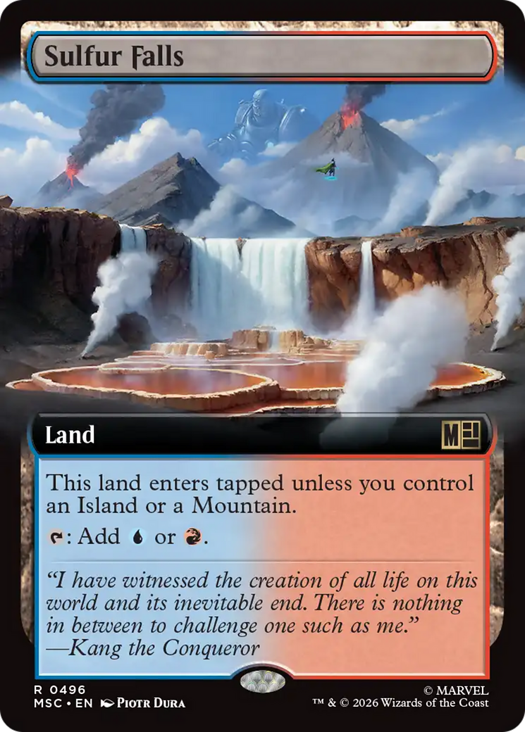 Sulfur Falls (Extended Art) [Marvel Super Heroes Commander] | L.A. Mood Comics and Games