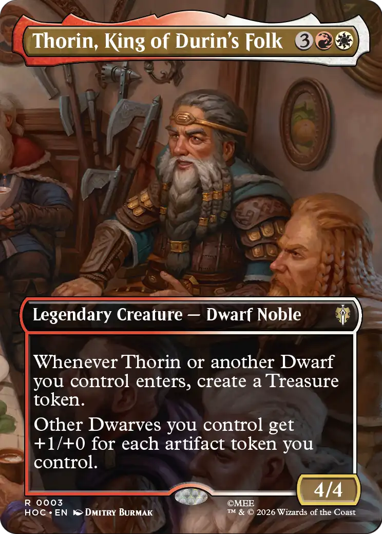 Thorin, King of Durin's Folk (Borderless) [The Hobbit: Eternal-Legal] | L.A. Mood Comics and Games