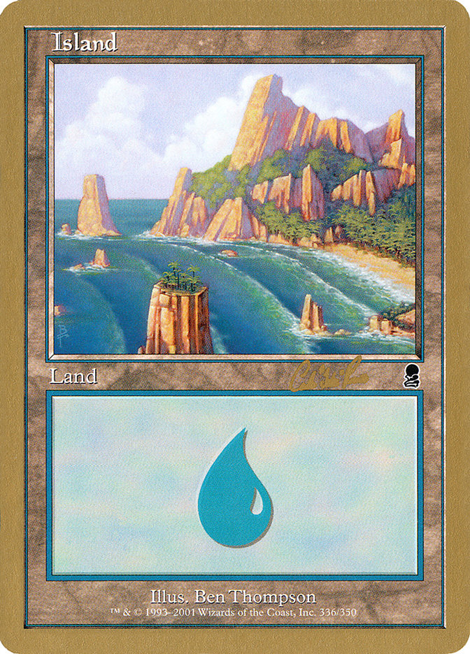 Island (cr336) (Carlos Romao) [World Championship Decks 2002] | L.A. Mood Comics and Games