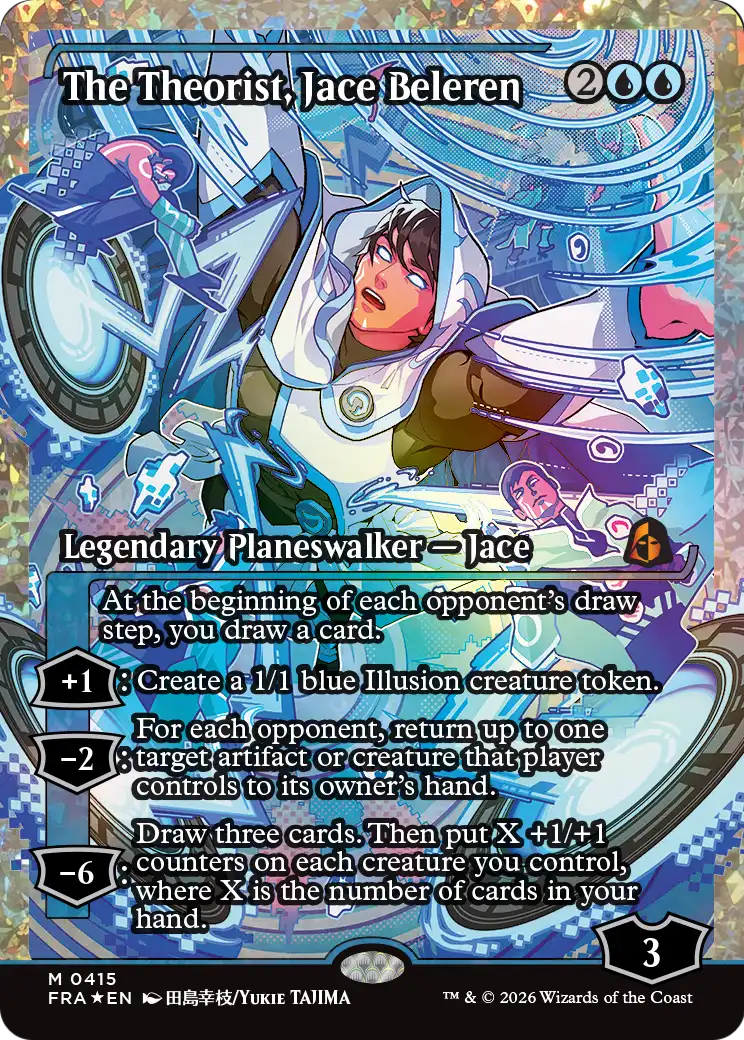 The Theorist, Jace Beleren (Showcase) (Fracture Foil) [Reality Fracture] | L.A. Mood Comics and Games