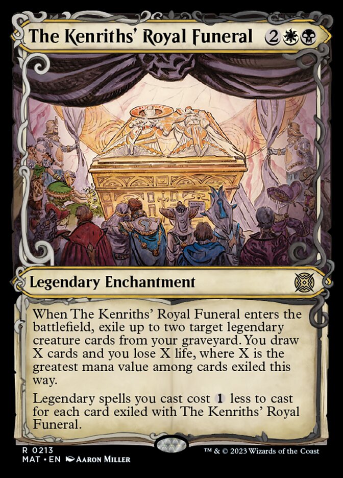 The Kenriths' Royal Funeral (Showcase Halo Foil) [March of the Machine: The Aftermath] | L.A. Mood Comics and Games