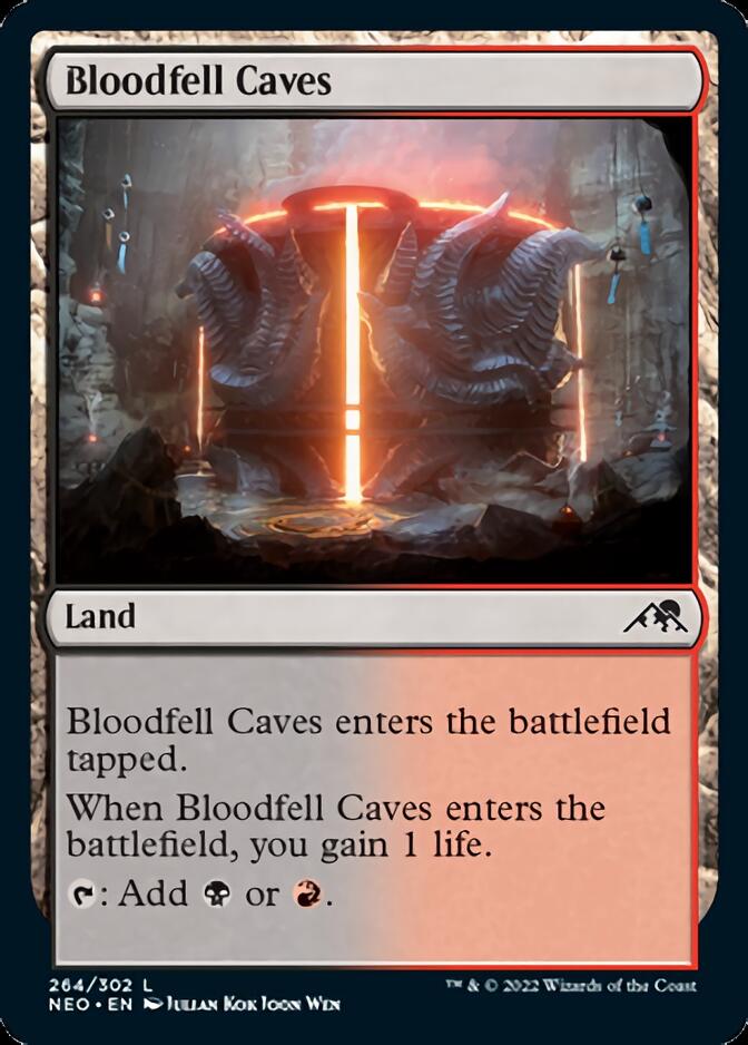 Bloodfell Caves [Kamigawa: Neon Dynasty] | L.A. Mood Comics and Games