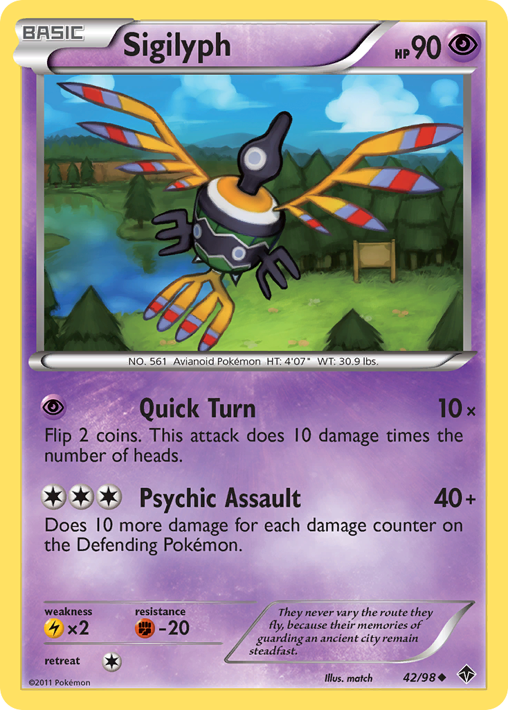 Sigilyph (42/98) [Black & White: Emerging Powers] | L.A. Mood Comics and Games