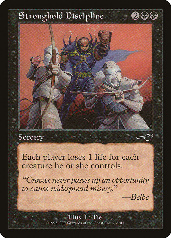 Stronghold Discipline [Nemesis] | L.A. Mood Comics and Games
